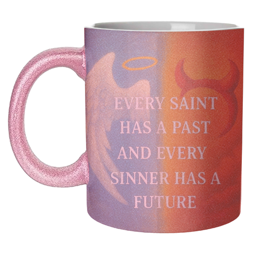 Every Saint - unique mug by Ms Doodle