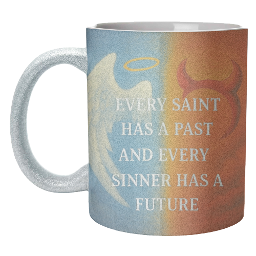 Every Saint - unique mug by Ms Doodle