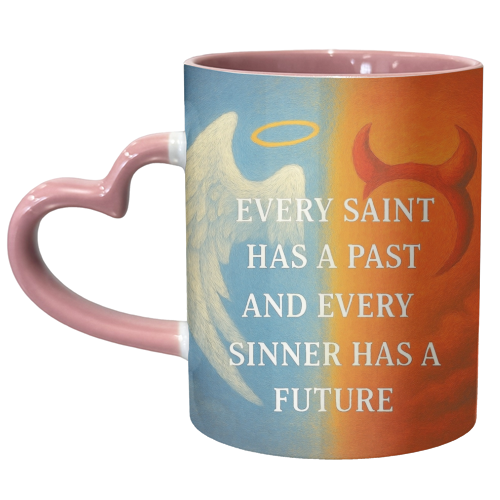 Every Saint - unique mug by Ms Doodle