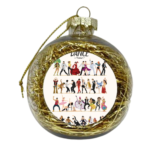 Everybody Dance Now - xmas bauble by Nour Tohme