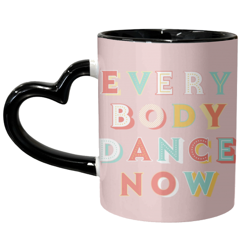 EVERYBODY DANCE NOW - unique mug by Ania Wieclaw