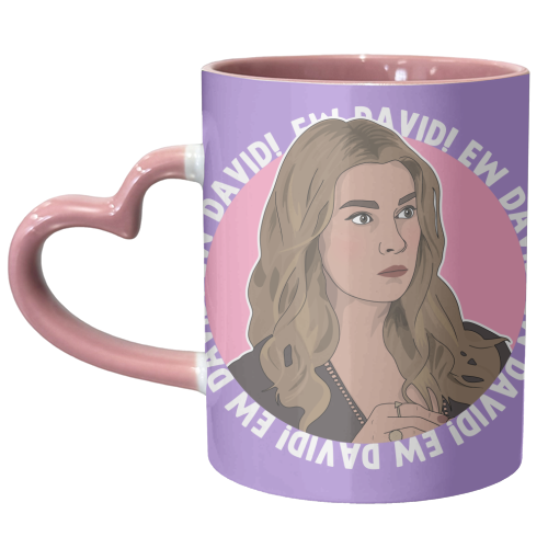Ew David! - unique mug by Pink and Pip