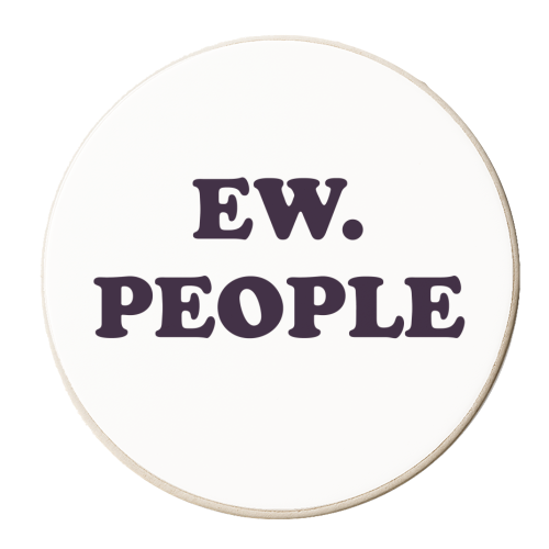 EW. PEOPLE - personalised beer coaster by AP