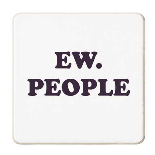 EW. PEOPLE - personalised beer coaster by AP