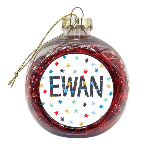 Ewan - xmas bauble by The Boy and the Bear