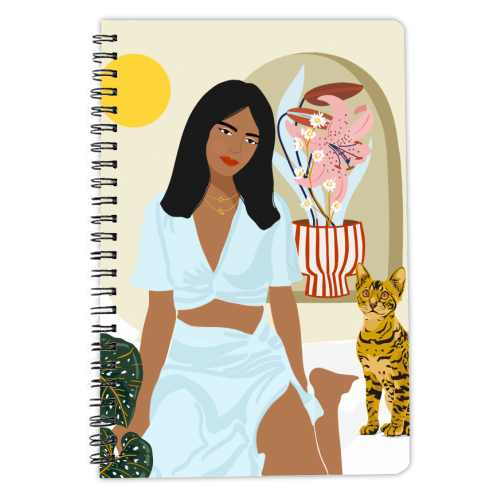 Except You, All That I Need Is Right Here With Me - personalised A4, A5, A6 notebook by Uma Prabhakar Gokhale