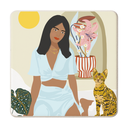 Except You, All That I Need Is Right Here With Me - personalised beer coaster by Uma Prabhakar Gokhale