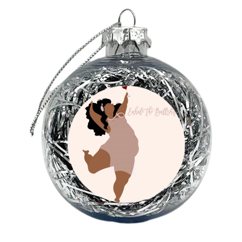 Exhale the Bullshit - xmas bauble by Fatpings_studio