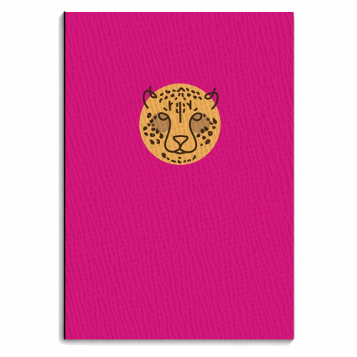 Exotic animals – Leopard - personalised A4, A5, A6 notebook by Mina & Jon Design