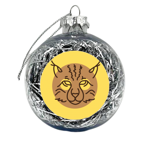 Exotic animals – Lynx - xmas bauble by Mina & Jon Design