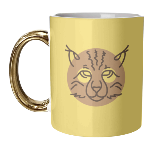 Exotic animals – Lynx - unique mug by Mina & Jon Design