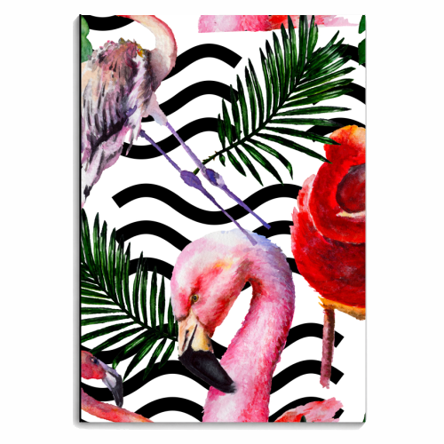 exotic flamingo - personalised A4, A5, A6 notebook by Anastasios Konstantinidis