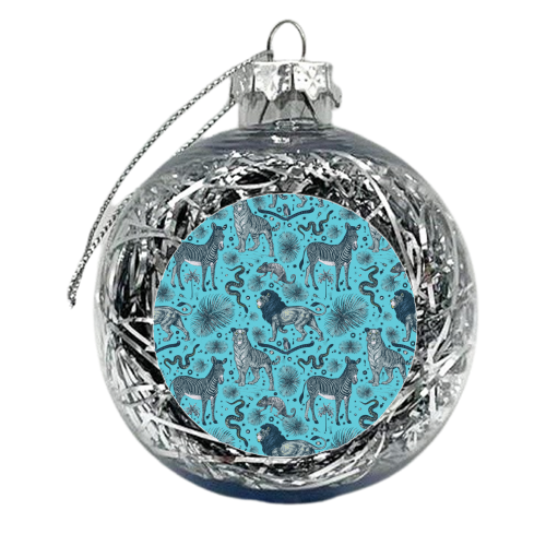 Exotic Jungle Animal Print - xmas bauble by Wallace Elizabeth