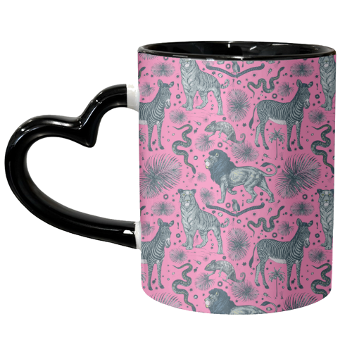Exotic Jungle Animal Print - unique mug by Wallace Elizabeth