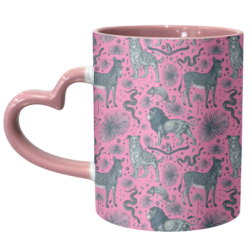 Exotic Jungle Animal Print - unique mug by Wallace Elizabeth