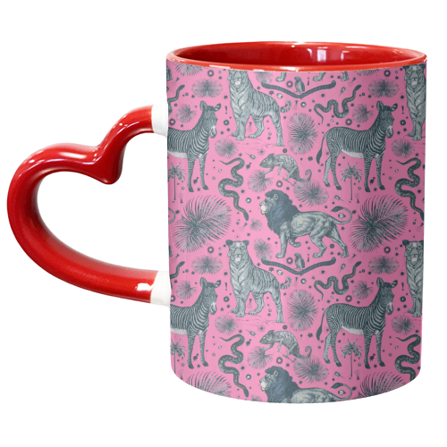 Exotic Jungle Animal Print - unique mug by Wallace Elizabeth