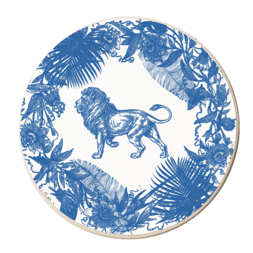 Exotic Willow | Lion - personalised beer coaster by Wallace Elizabeth
