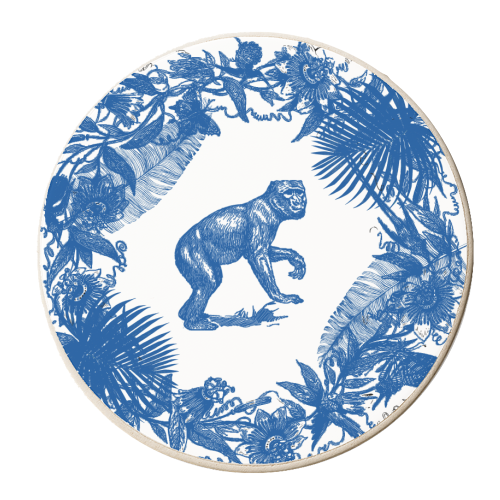 Exotic Willow | Monkey - personalised beer coaster by Wallace Elizabeth