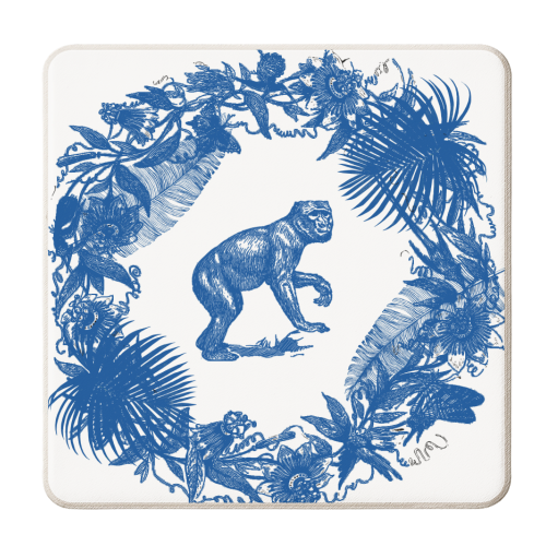 Exotic Willow | Monkey - personalised beer coaster by Wallace Elizabeth