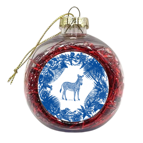 Exotic Willow | Zebra - xmas bauble by Wallace Elizabeth