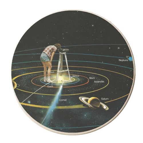 Explorer - personalised beer coaster by Maya Land