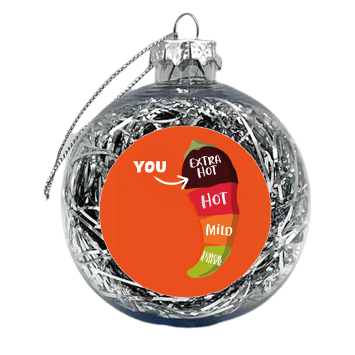 Extra Hot - xmas bauble by Pink and Pip