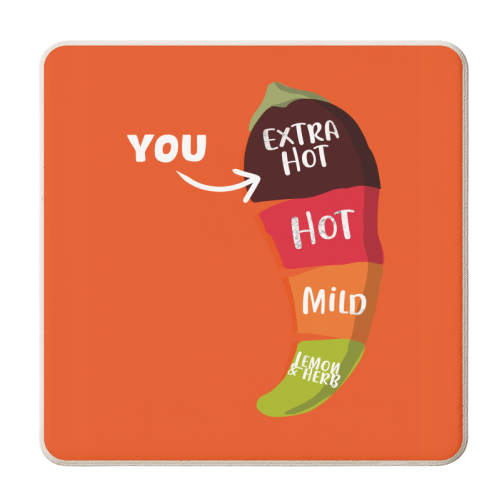 Extra Hot - personalised beer coaster by Pink and Pip