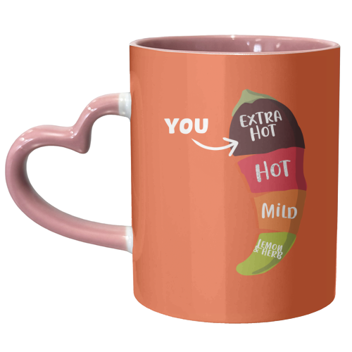 Extra Hot - unique mug by Pink and Pip