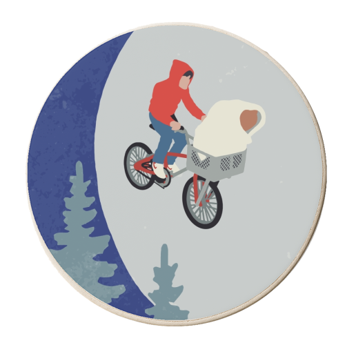 Extra Terrestrial - personalised beer coaster by Danny Welch