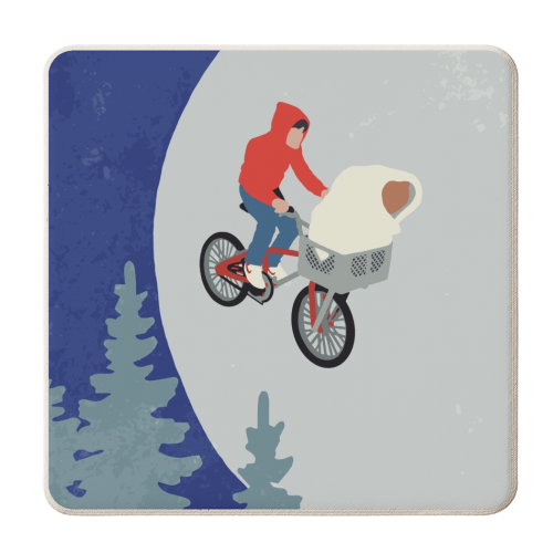 Extra Terrestrial - personalised beer coaster by Danny Welch