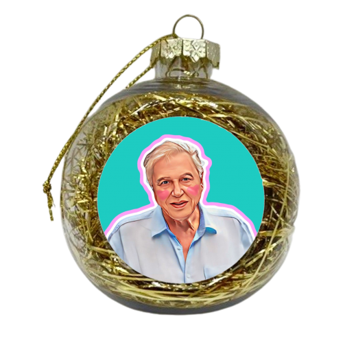 Extraordinary David - xmas bauble by DOLLY WOLFE