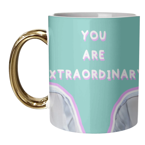 Extraordinary David - unique mug by DOLLY WOLFE