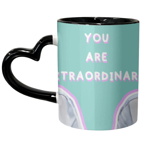 Extraordinary David - unique mug by DOLLY WOLFE