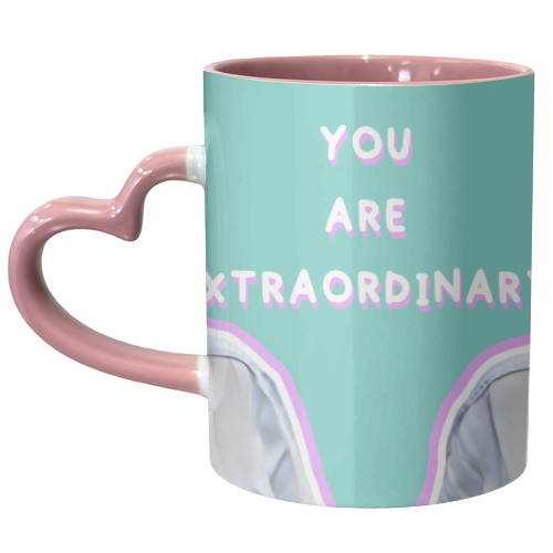 Extraordinary David - unique mug by DOLLY WOLFE