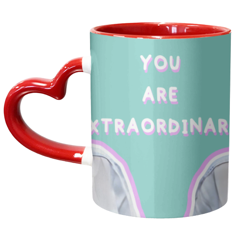 Extraordinary David - unique mug by DOLLY WOLFE
