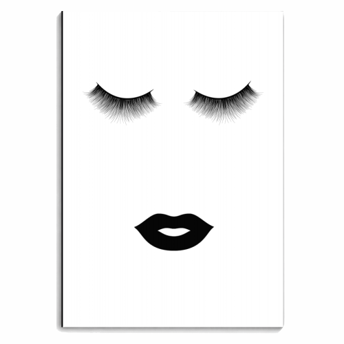 Eyes and Lips - personalised A4, A5, A6 notebook by Toni Scott