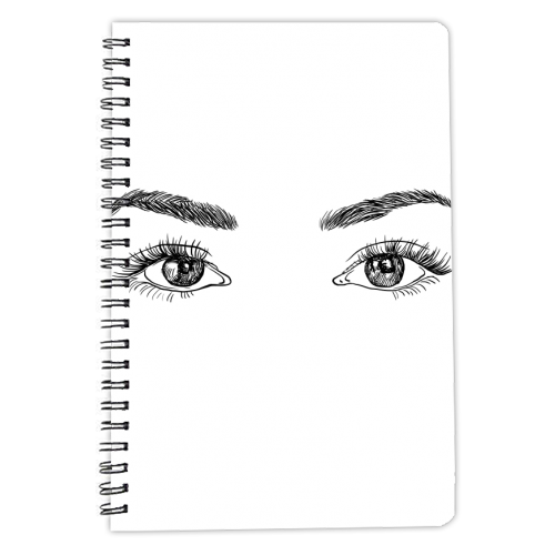 Eyes On You - personalised A4, A5, A6 notebook by Uma Prabhakar Gokhale