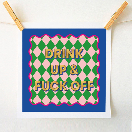 & F*CK OFF - A1 - A4 art print by Claire Atwood