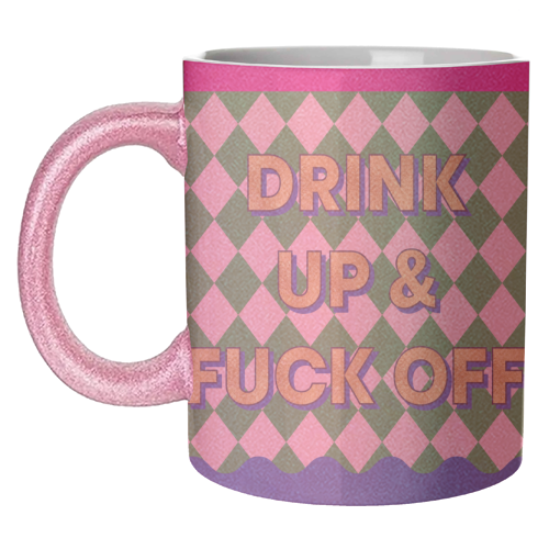 & F*CK OFF - unique mug by Claire Atwood