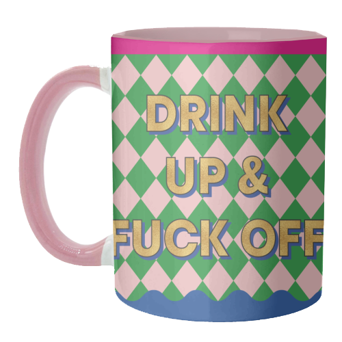 & F*CK OFF - unique mug by Claire Atwood