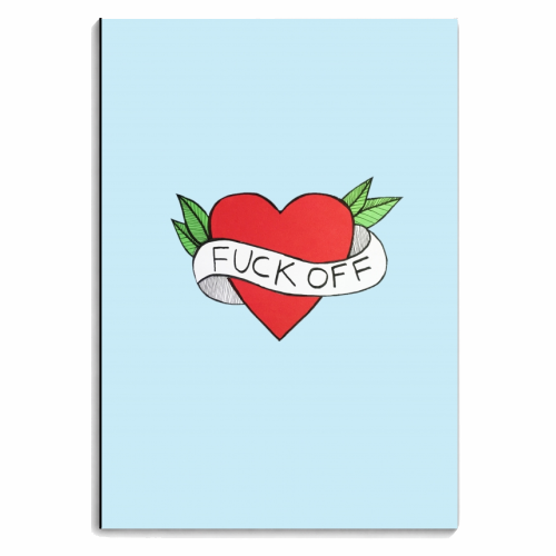 F**K OFF - personalised A4, A5, A6 notebook by Yazmin Brooks