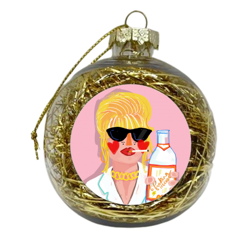 F@%KING FABULOUS - xmas bauble by Nichola Cowdery