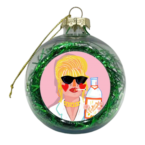 F@%KING FABULOUS - xmas bauble by Nichola Cowdery