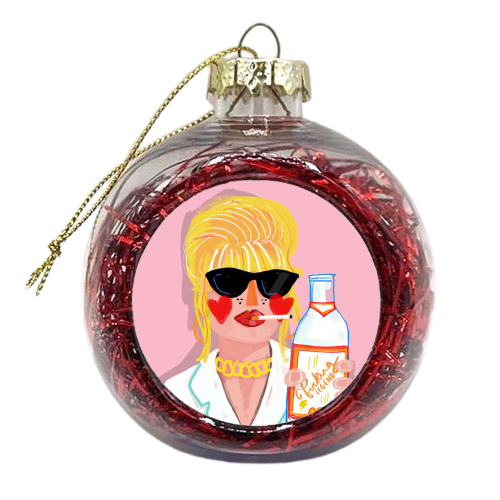 F@%KING FABULOUS - xmas bauble by Nichola Cowdery
