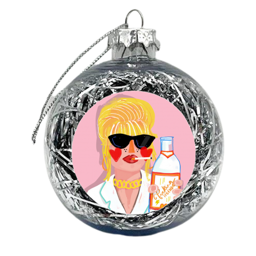 F@%KING FABULOUS - xmas bauble by Nichola Cowdery