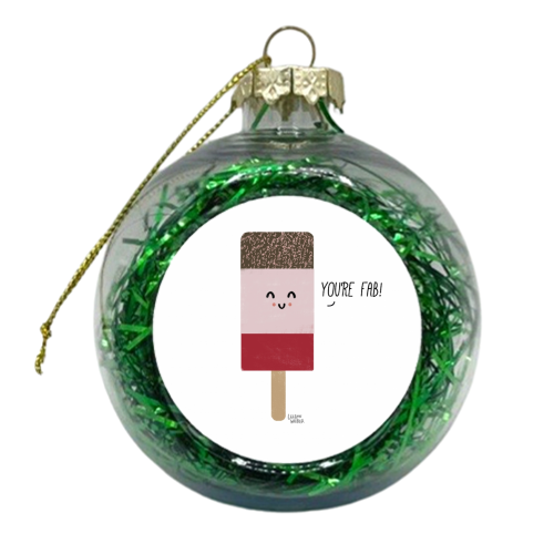 Fab - xmas bauble by Leeann Walker