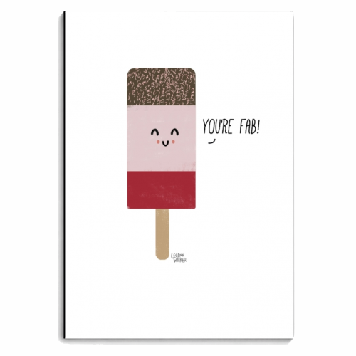 Fab - personalised A4, A5, A6 notebook by Leeann Walker