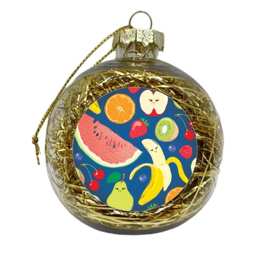 Fabricated Fruit - xmas bauble by Lizzie Barber