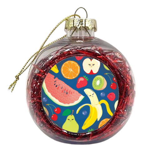 Fabricated Fruit - xmas bauble by Lizzie Barber
