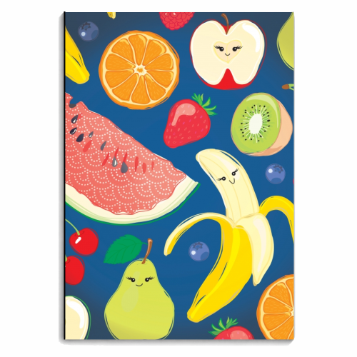 Fabricated Fruit - personalised A4, A5, A6 notebook by Lizzie Barber